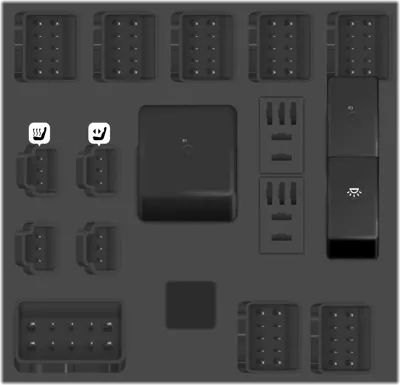 Bloque de Fusibles del Panel de Instrumentos Central