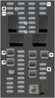 Diagrama de fusibles de Chevrolet Spark 2019 M400 Bloque de fusibles del tablero de instrumentos