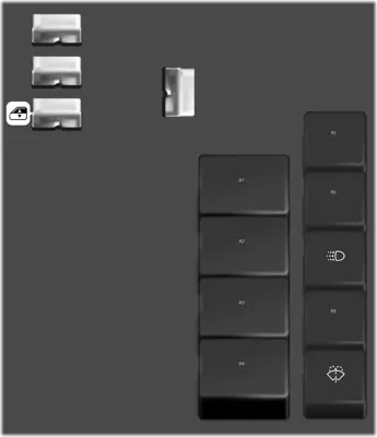Diagrama de fusibles de GMC Acadia 2016 Fusiblera del Habitáculo [Relés]