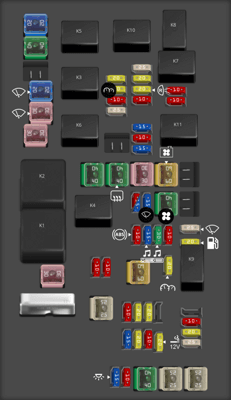 thumbnail image 2 of Totally Integrated Fuse Box Module For 2012 Jeep Liberty - Replaces P68105502AB / 68105502AB 2 of 12