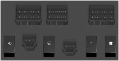 Diagrama de fusibles de Nissan Quest 2016 Caja de relés del compartimento de pasajeros